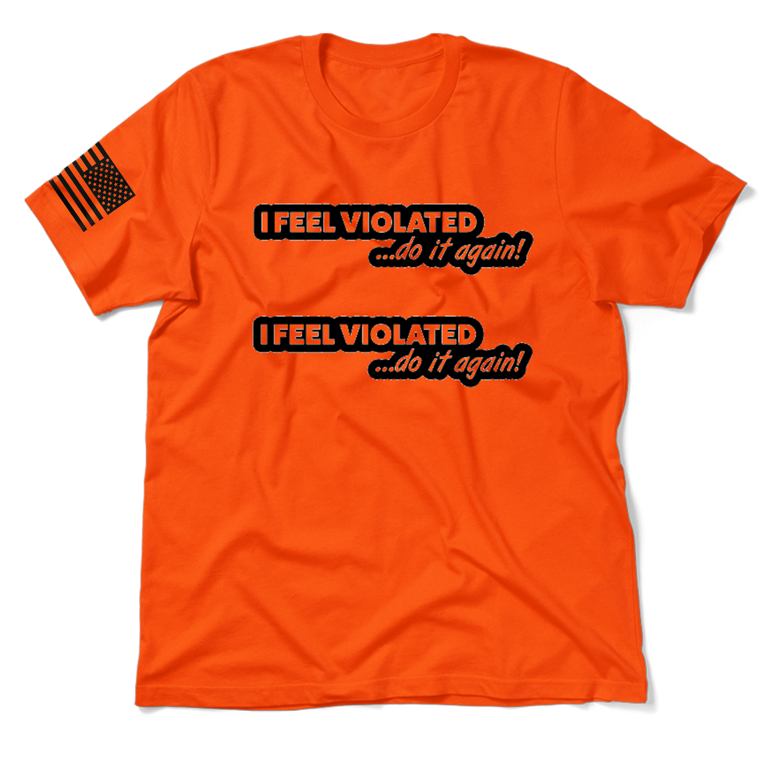 Violated - Safety Orange T-Shirt