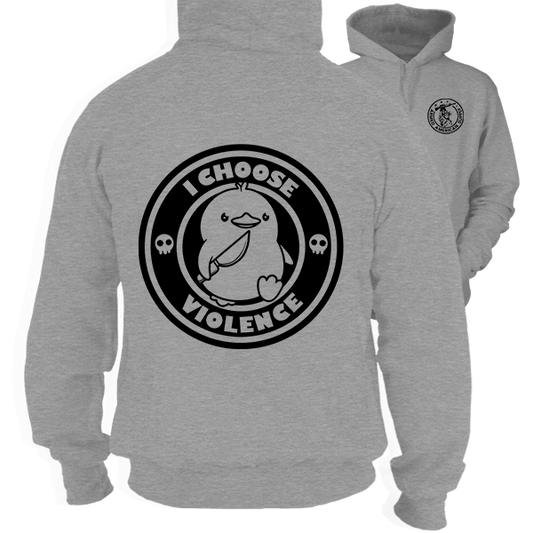 Violence- Heather Gray Hoodie