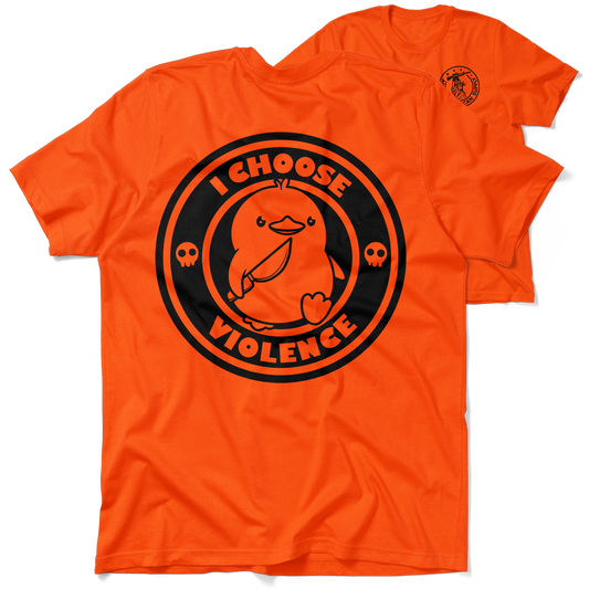 Violence - Safety Orange T-Shirt