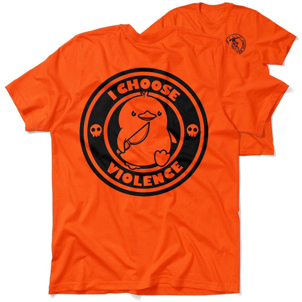 Violence - Safety Orange T-Shirt