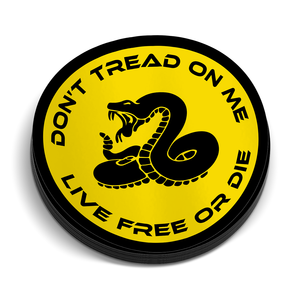 DTOM Live Free Hard Hat Decal