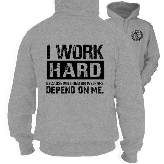 Welfare -Heather Gray Hoodie