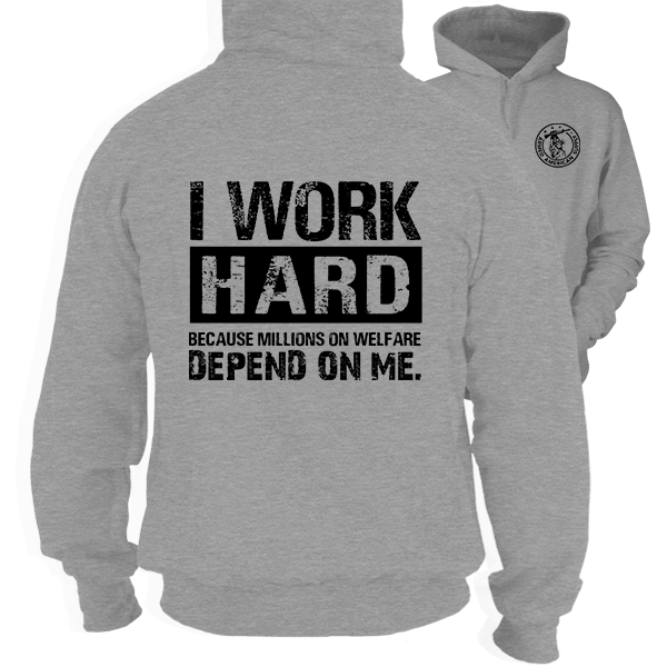 Welfare -Heather Gray Hoodie