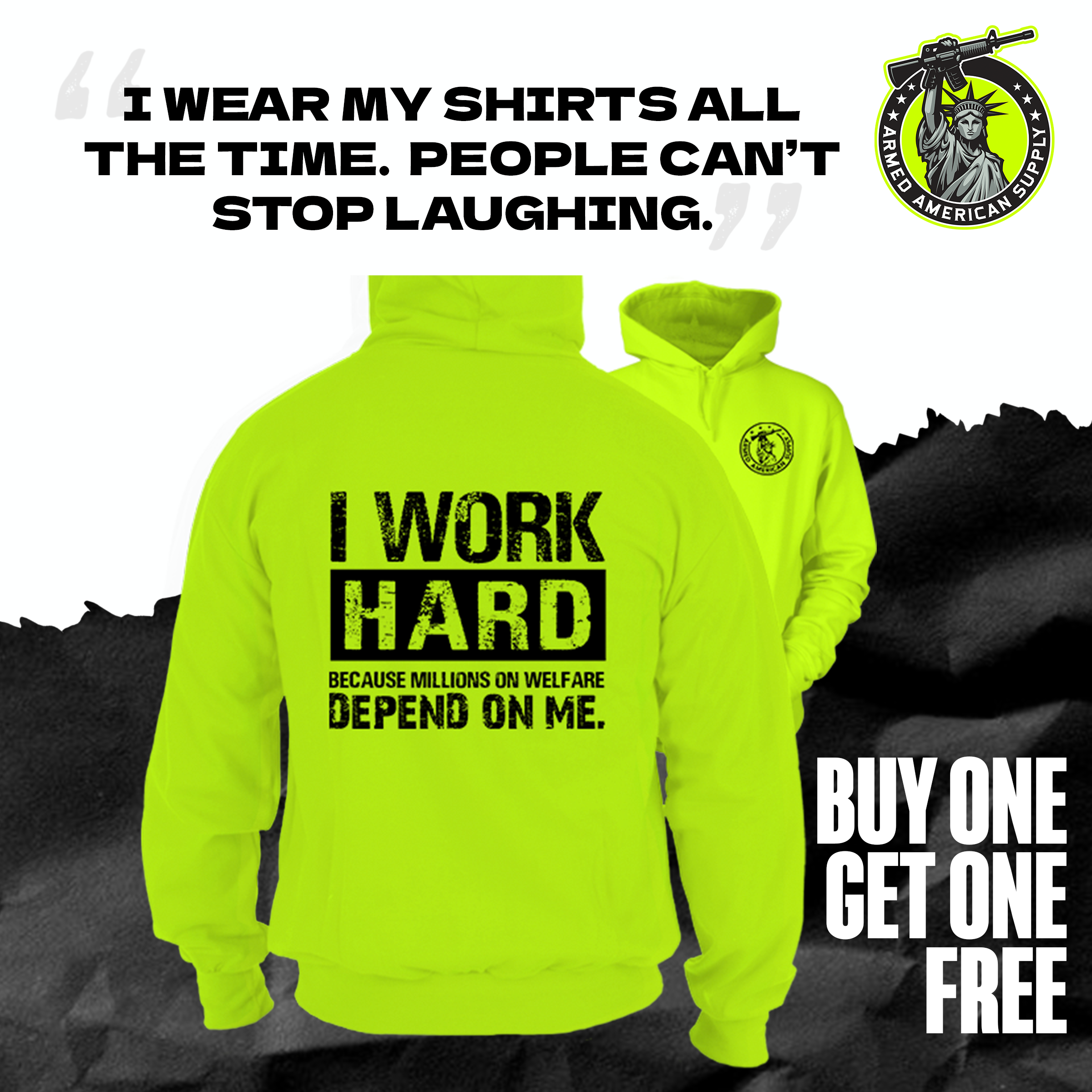 Welfare - Hi-Vis Hoodie