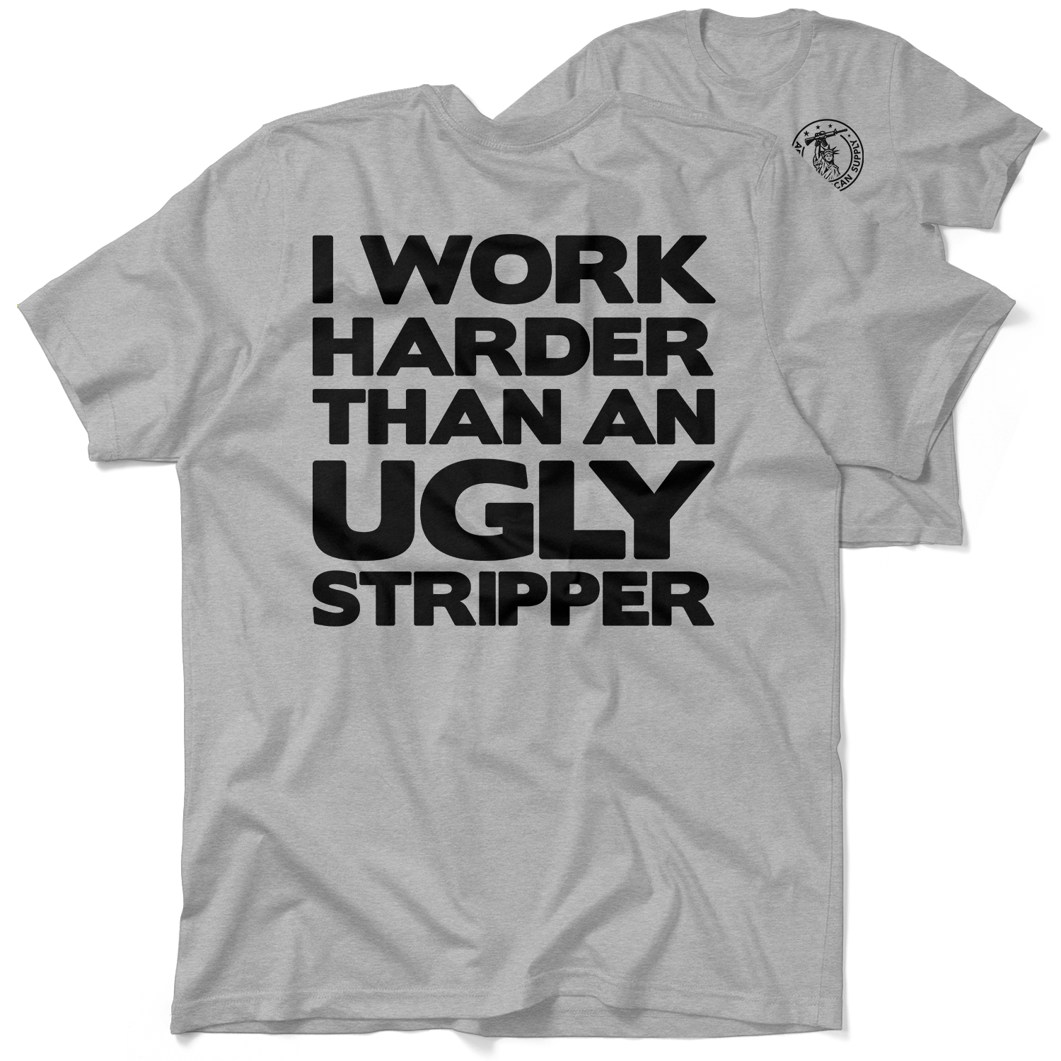 Work Harder - Heather Gray T-Shirt