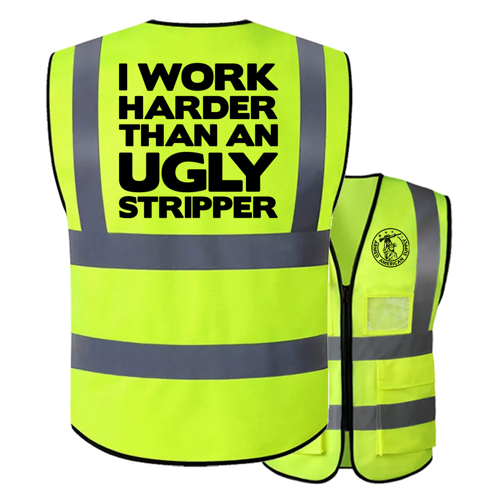 Work Harder - Class 2 Reflective Hi-Vis Vest