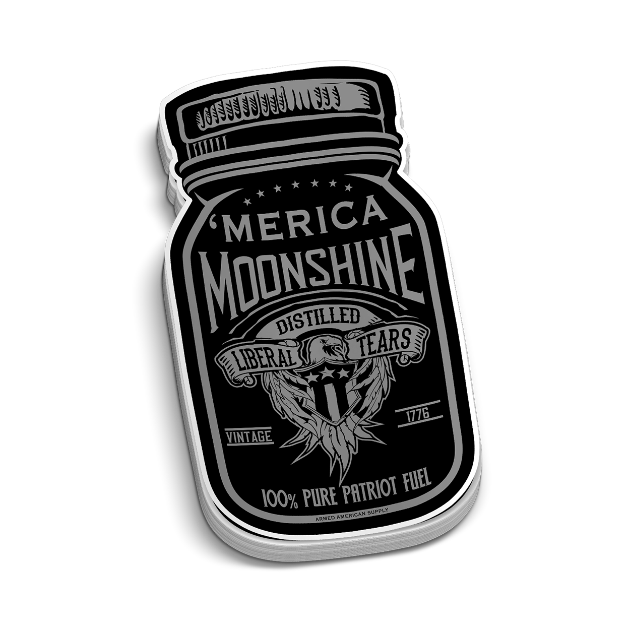 'Merica Moonshine Decal