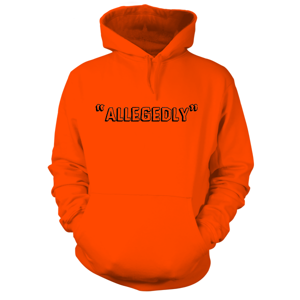 Allegedly - Safety Orange Hi Vis Hoodie