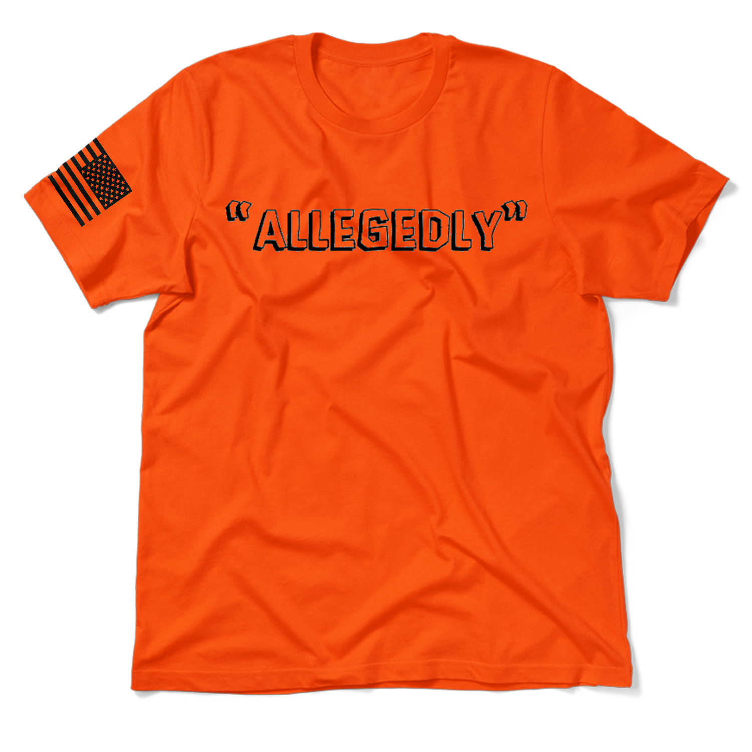 Allegedly - Safety Orange T-Shirt