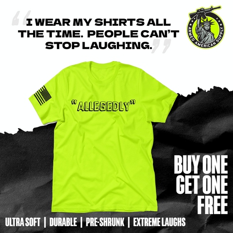 Allegedly - Safety Yellow T-Shirt