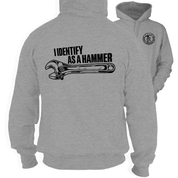 Hammer - Heather Gray Hoodie