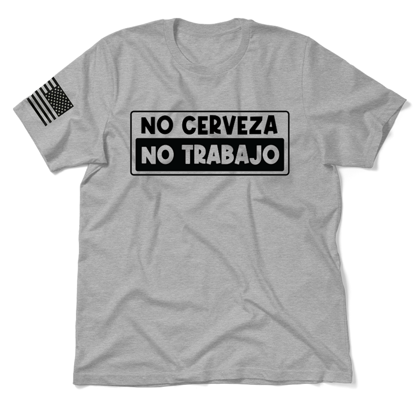 No Cerveza - Heather Gray T-Shirt