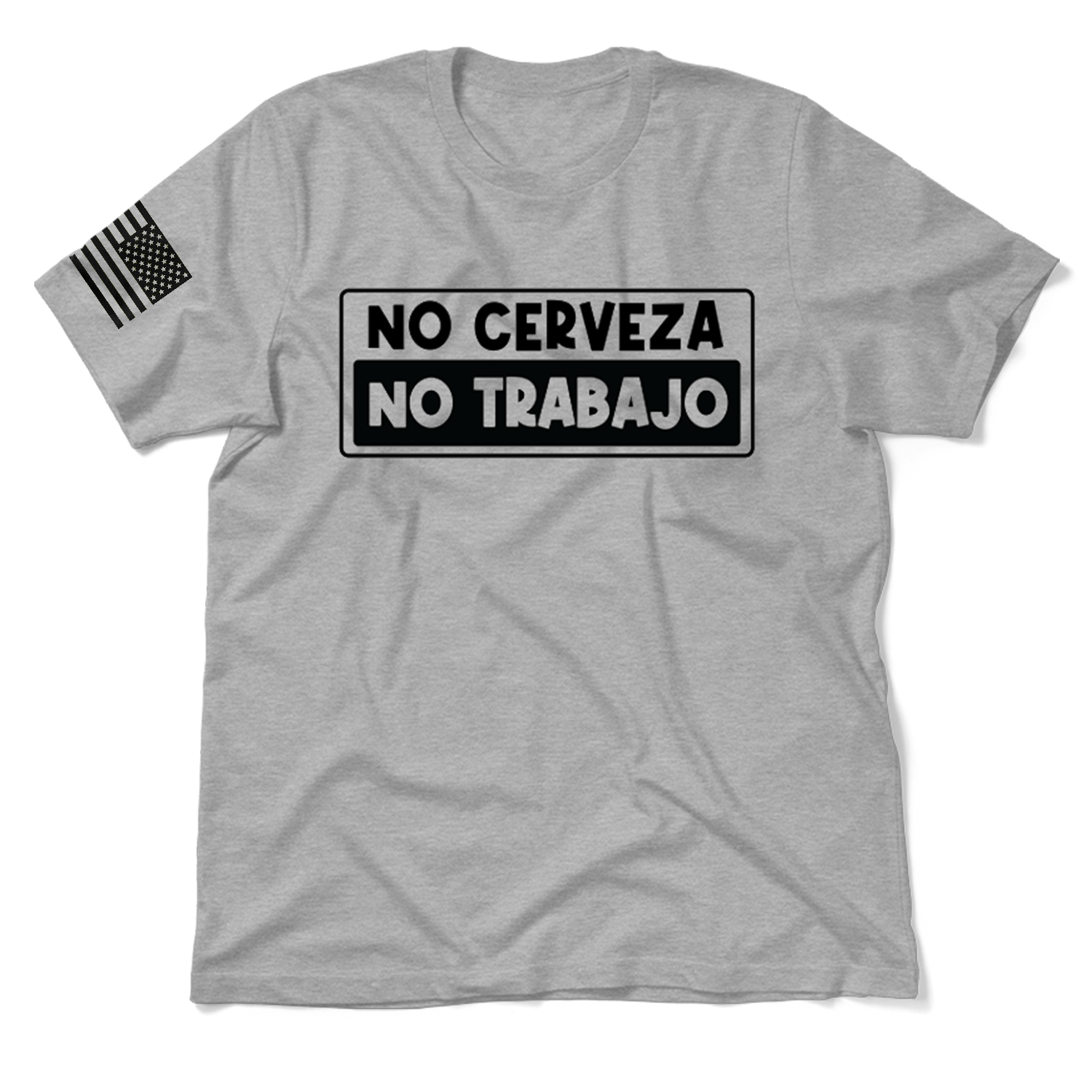 No Cerveza - Heather Gray T-Shirt