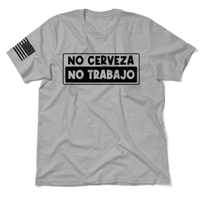 No Cerveza - Heather Gray T-Shirt