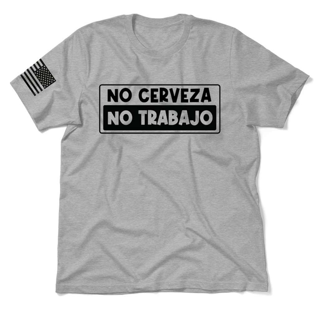 No Cerveza - Heather Gray T-Shirt