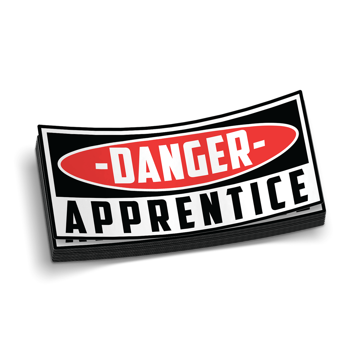 Danger Apprentice Decal – Armed American Supply