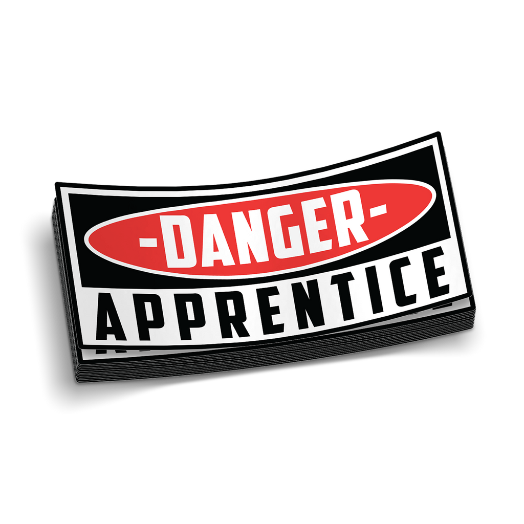Danger Apprentice Decal