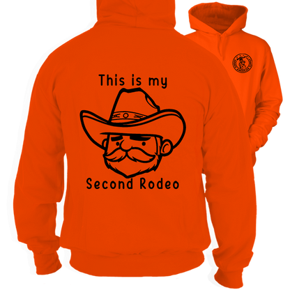 My Second Rodeo - Safety Orange Hoodie