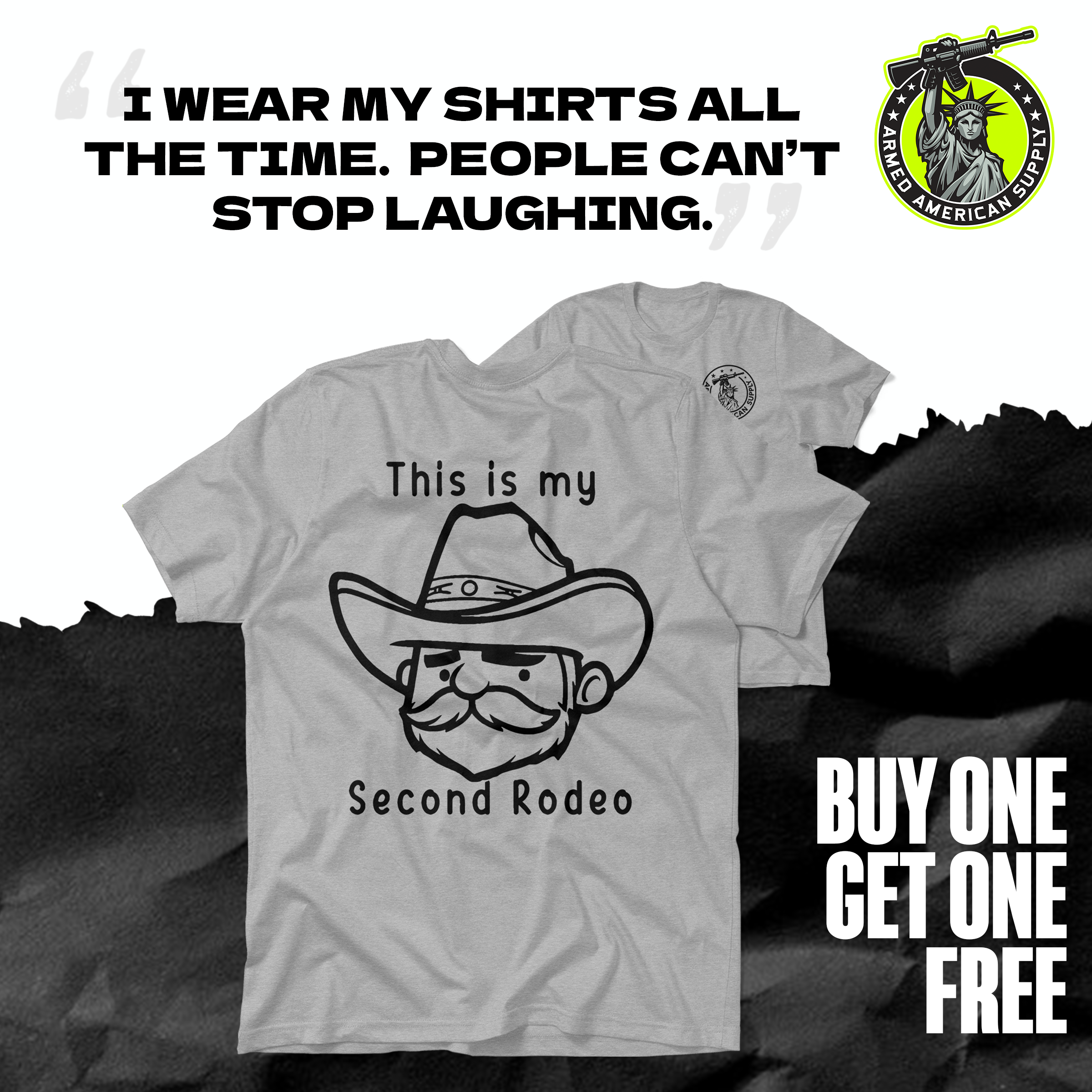 My Second Rodeo - Heather Gray T-Shirt