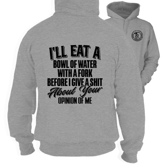 Opinion Of Me - Heather Gray Hoodie