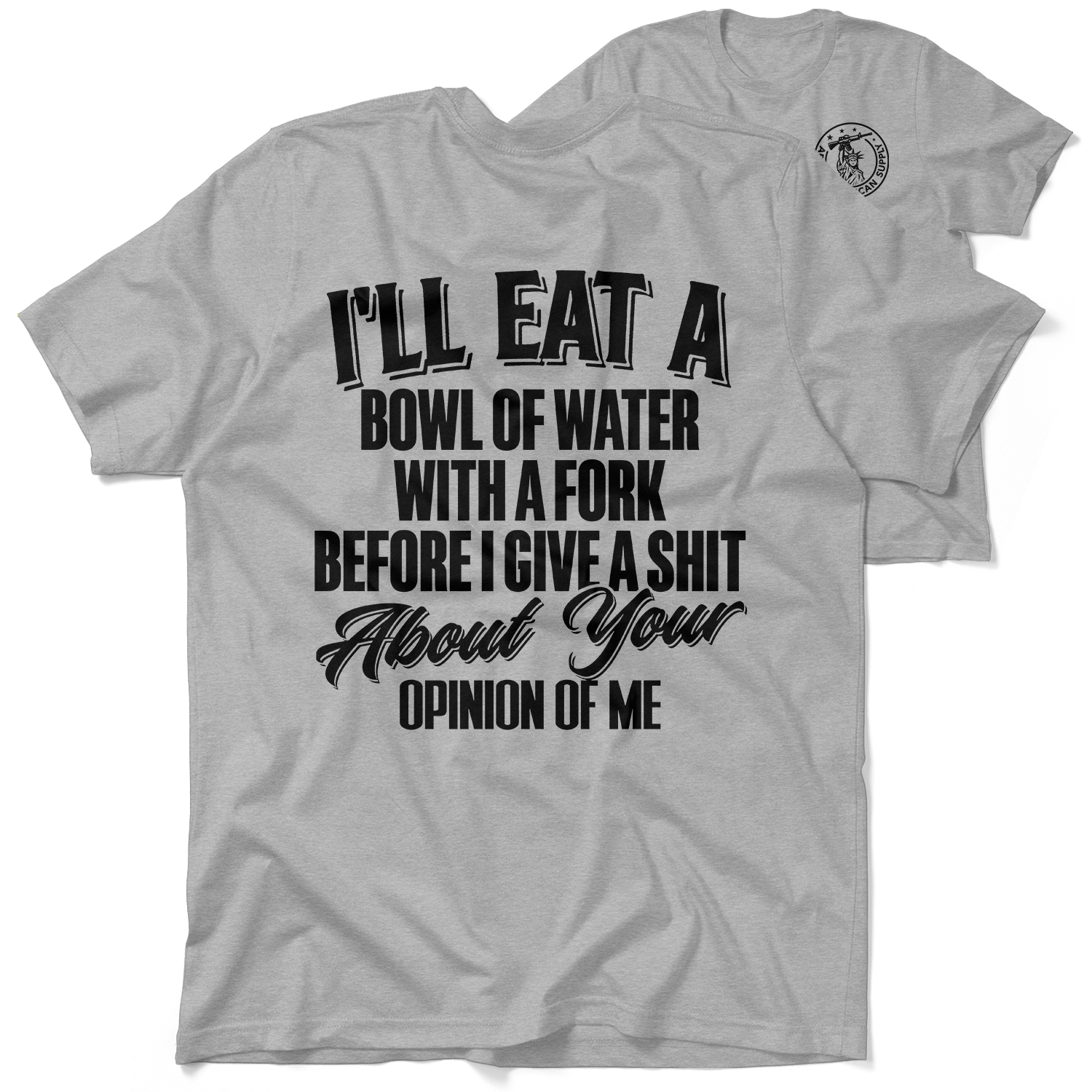 Opinion Of Me - Heather Gray T-Shirt