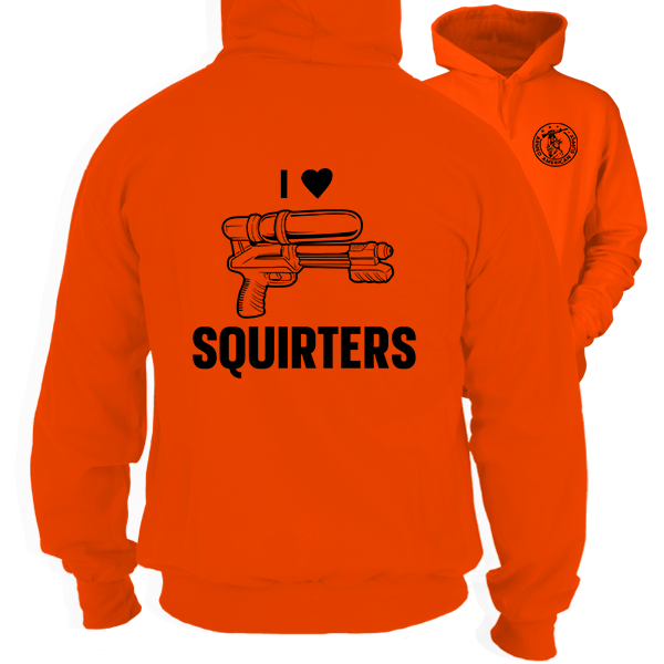 I Love Squirters - Safety Orange Hoodie