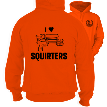 I Love Squirters - Safety Orange Hoodie