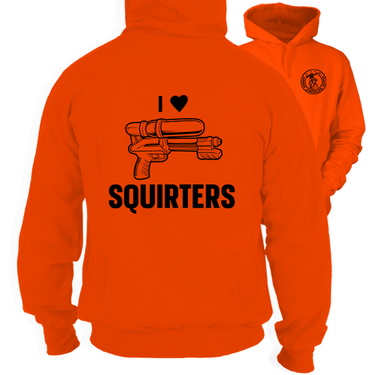 I Love Squirters - Safety Orange Hoodie