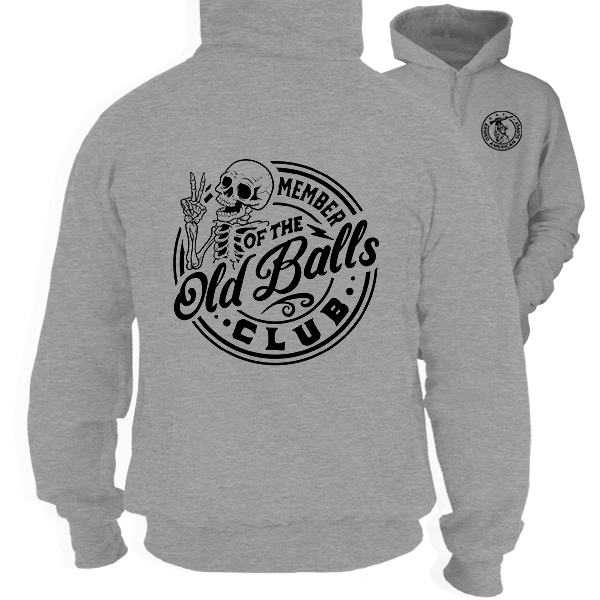 Old Balls Club - Heather Gray Hoodie