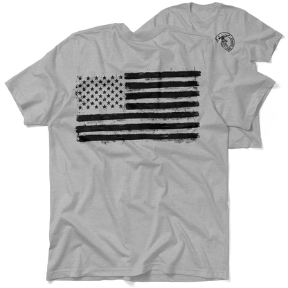 Old Glory - Heather Gray Hi-Vis T-Shirt