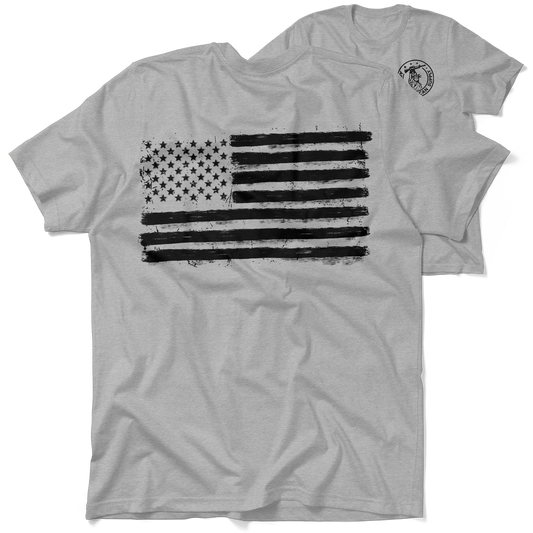 Old Glory - Heather Gray Hi-Vis T-Shirt