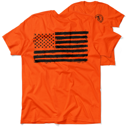 Old Glory - Safety Orange Hi-Vis T-Shirt