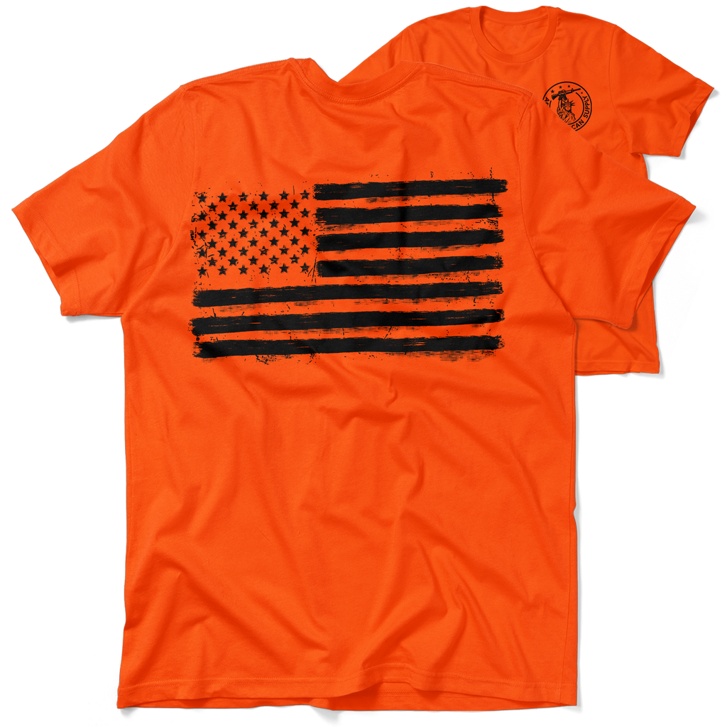 Old Glory - Safety Orange Hi-Vis T-Shirt