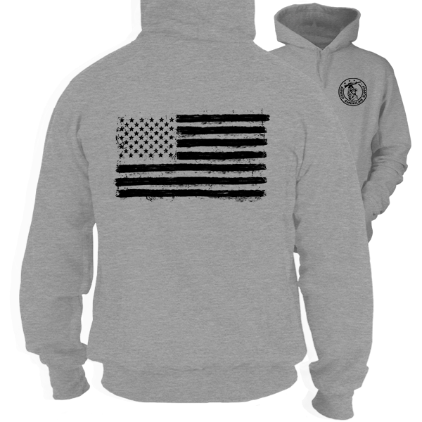 Old Glory - Heather Gray Hoodie