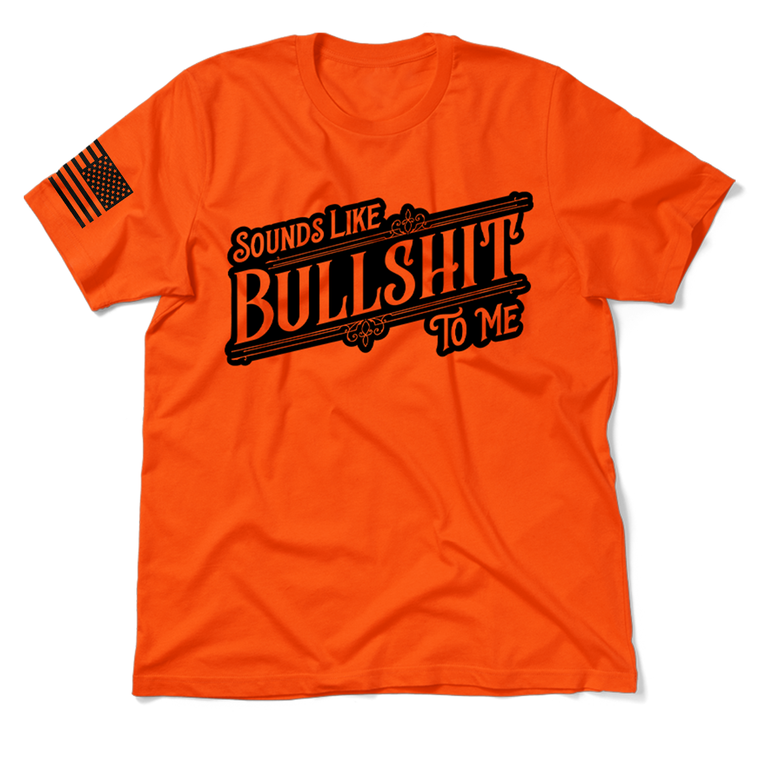 Sounds Like BS - Safety Orange Hi-Vis T-Shirt