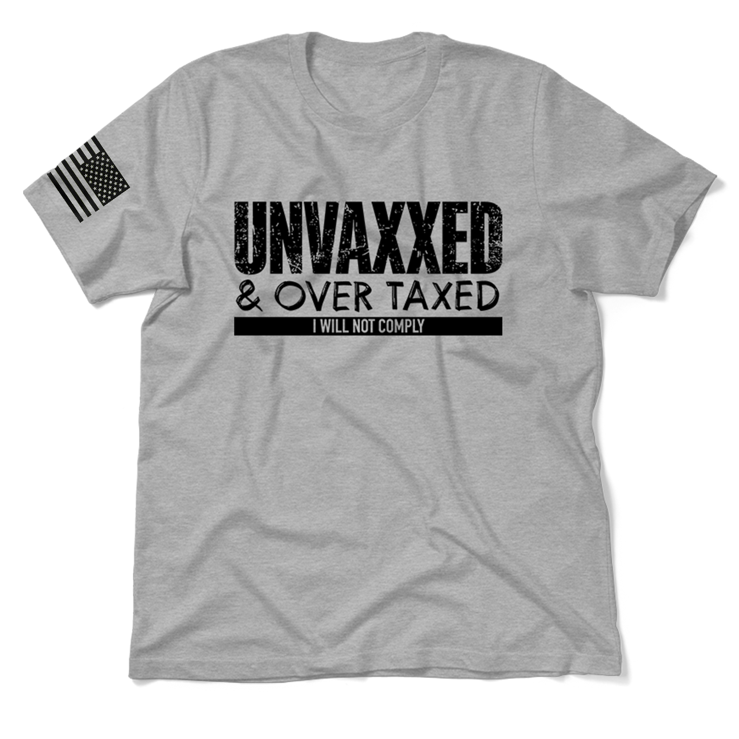 Over Taxxed - Heather Gray Hi-Vis T-Shirt