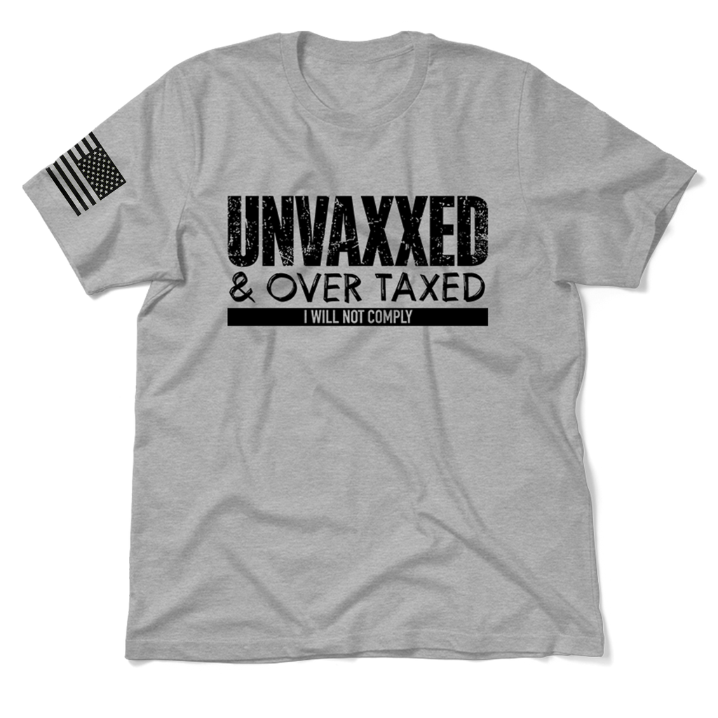 Over Taxxed - Heather Gray Hi-Vis T-Shirt