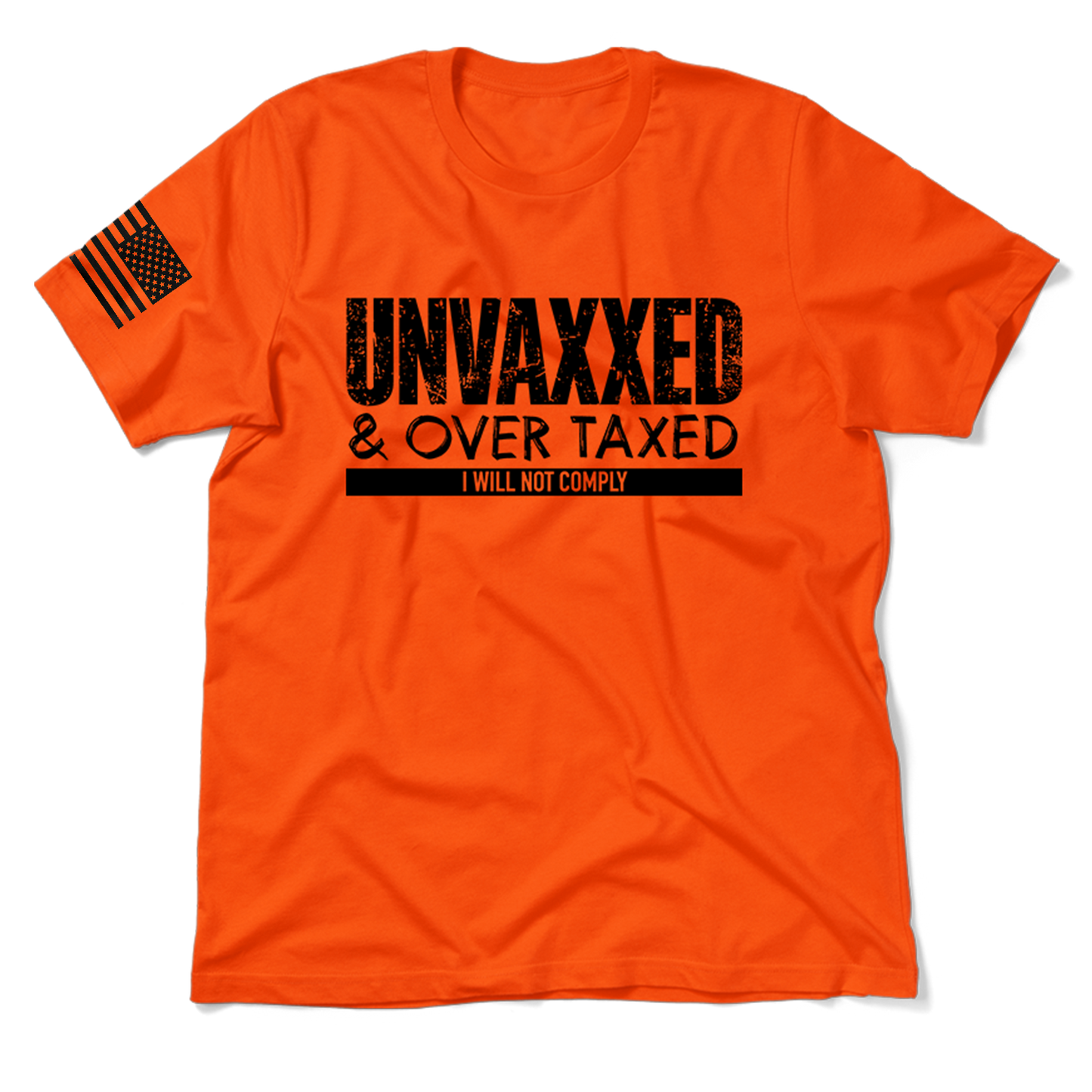 Over Taxxed - Safety Orange Hi-Vis T-Shirt