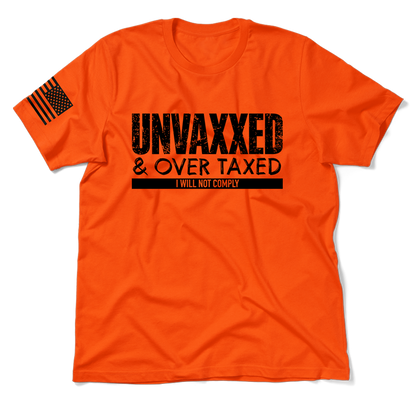 Over Taxxed - Safety Orange Hi-Vis T-Shirt