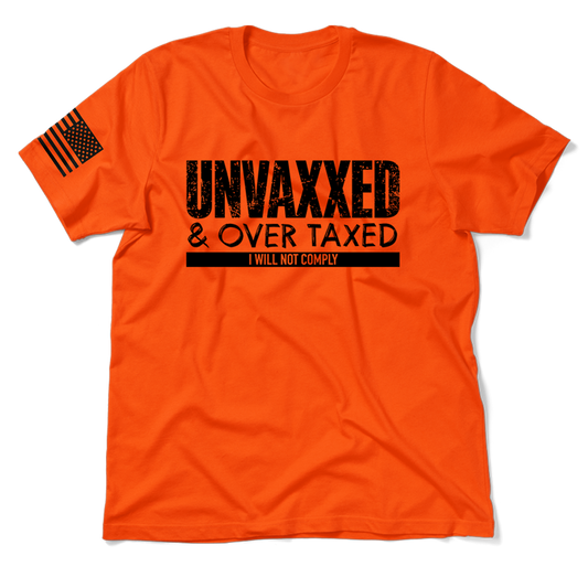 Over Taxxed - Safety Orange Hi-Vis T-Shirt