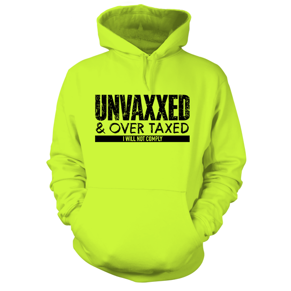 Over Taxxed - Safety Yellow Hi Vis Hoodie