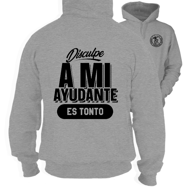 Ayudante - Heather Gray Hoodie