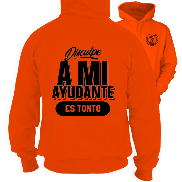 Ayudante - Safety Orange Hoodie