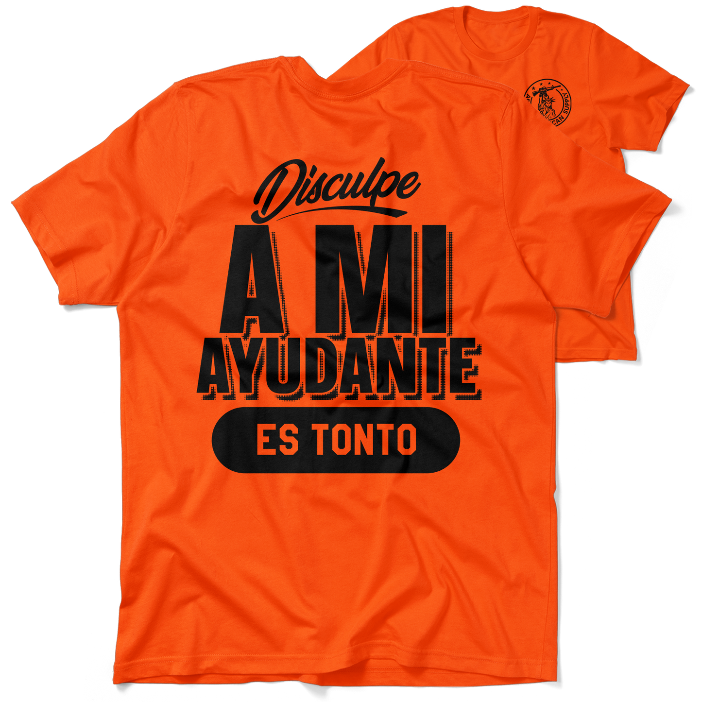 Ayudante - Safety Orange T-Shirt