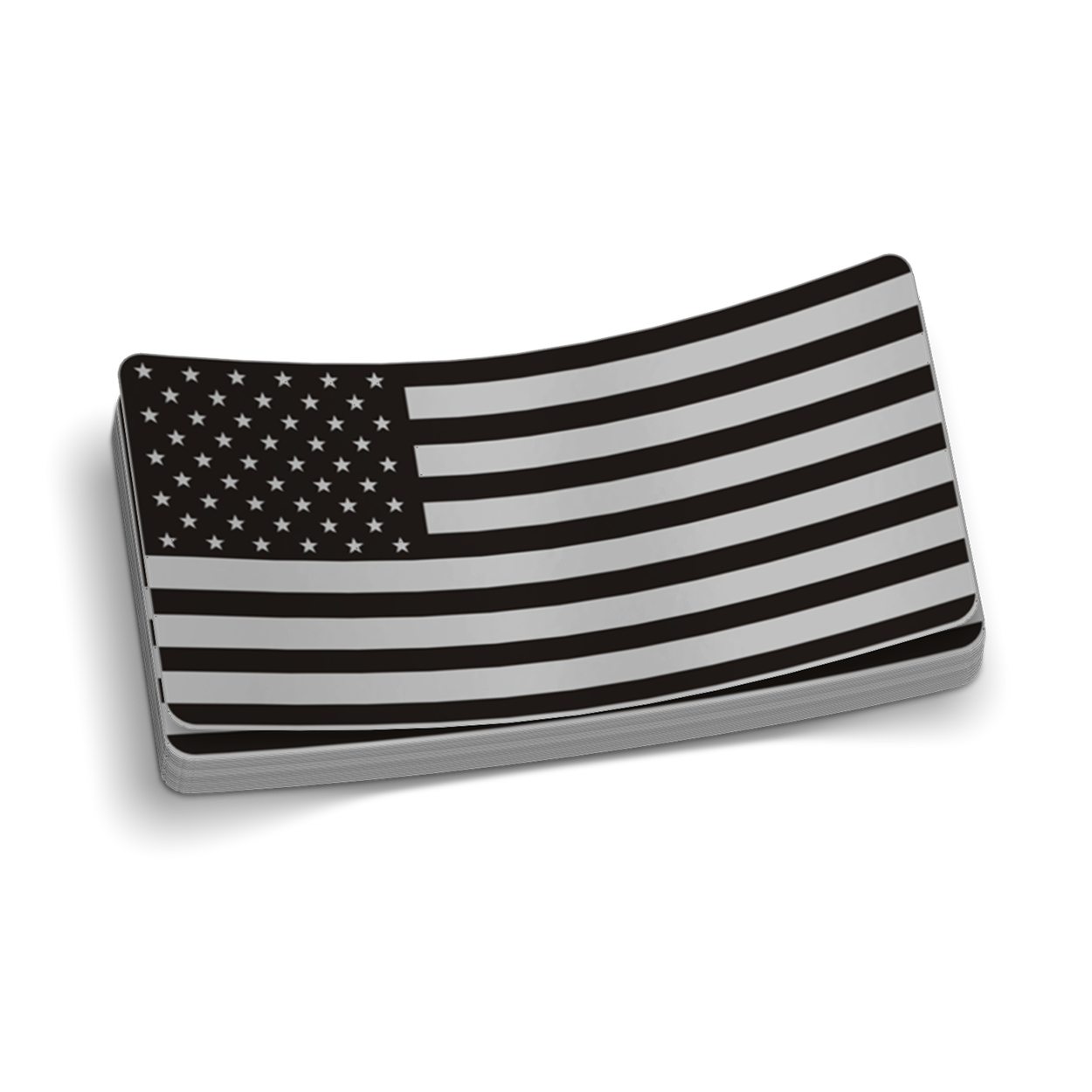 Ghost Flag Hard Hat Decal