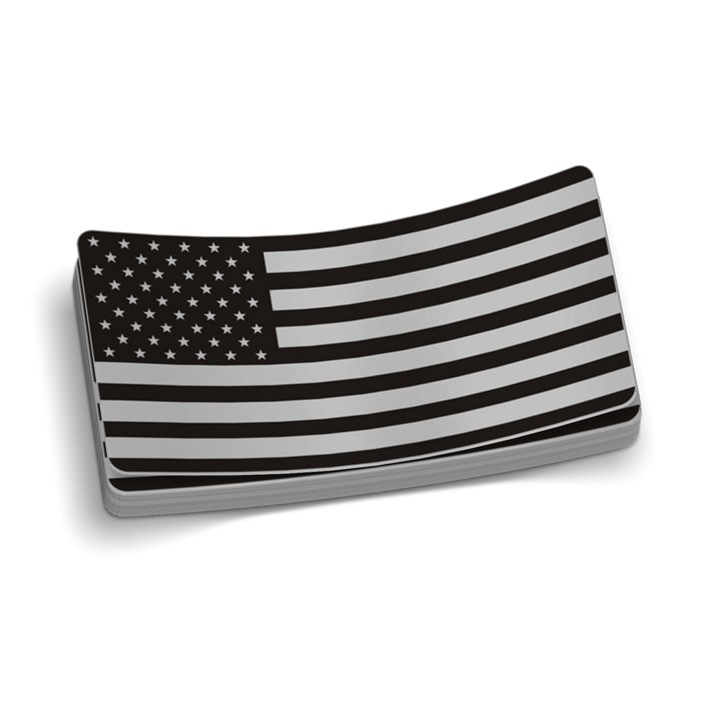 Ghost Flag Hard Hat Decal