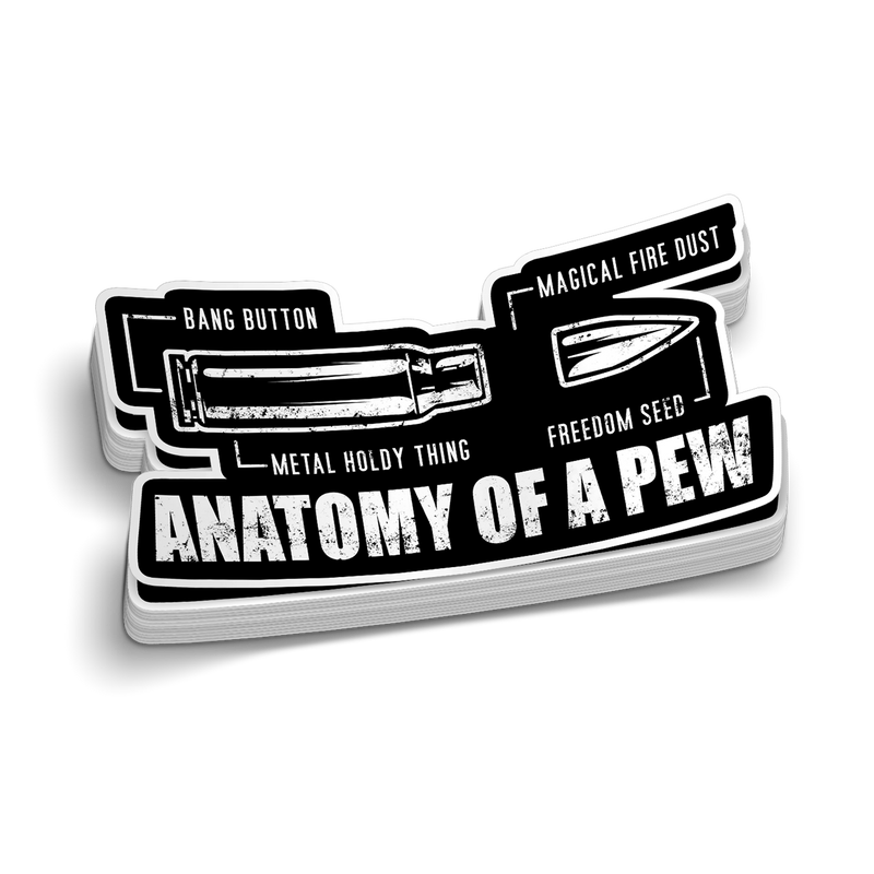 Anatomy Of A Pew Decal