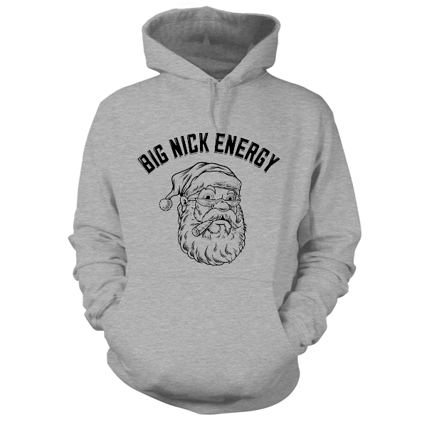 Big Nick Energy - Heather Gray Hoodie