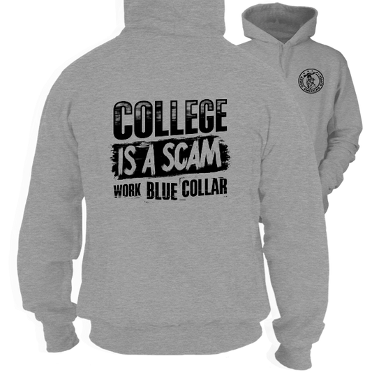 College - Heather Gray Hoodie