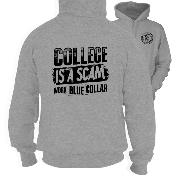 College - Heather Gray Hoodie